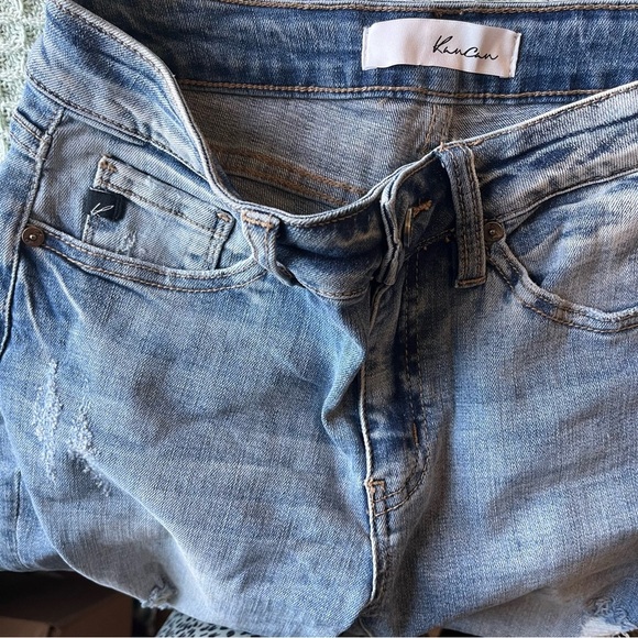 KanCan Distressed Midwash Ankle Skinny Jeans for Women Size 5 / 26 - Picture 7 of 12